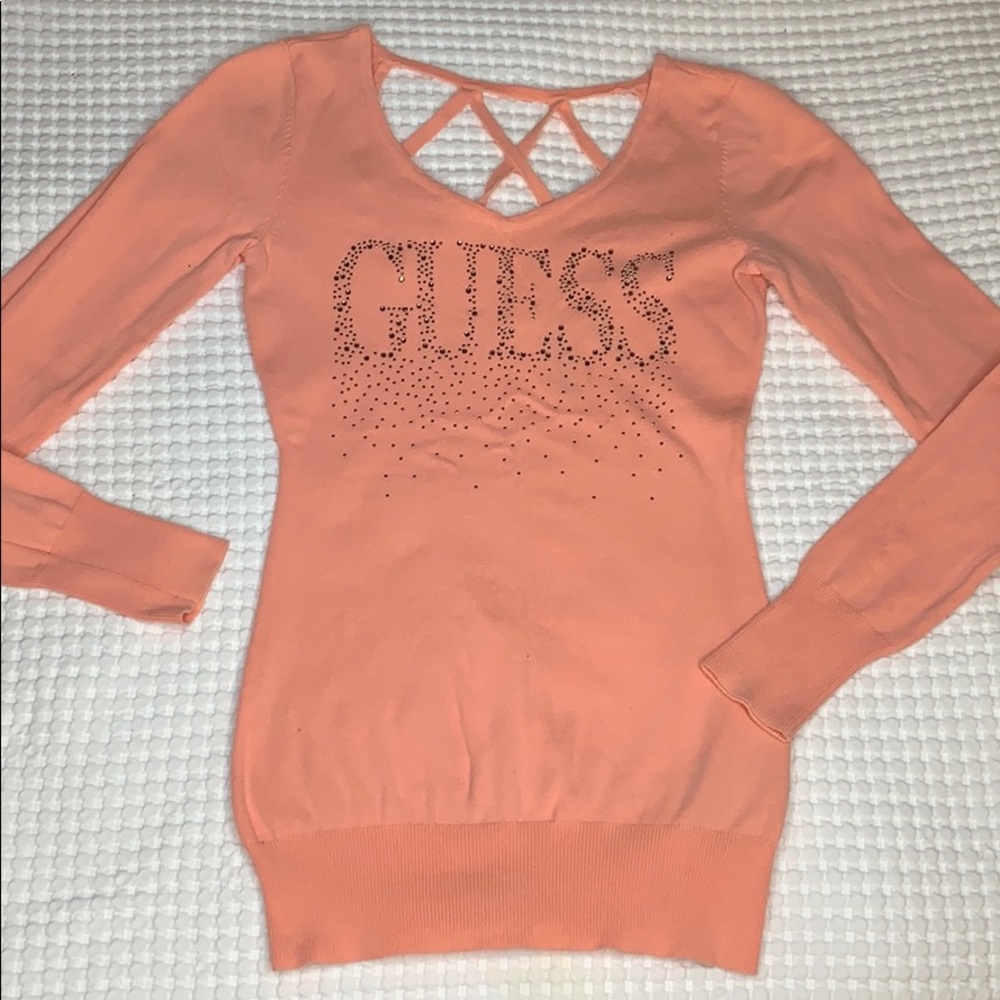 Guess long sleeve sweater top